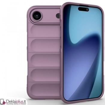 Magic Shield guminis dėklas su kameros apsauga - violetinis (Apple Iphone Air)
